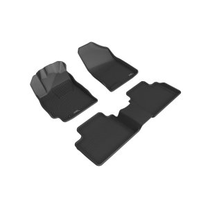 Hyundai Elantra Floor Mats - 3D MAXpider - Kagu Full Set - Black - `21-`25 Hyundai Elantra Floor Mats - 3D MAXpider - Kagu Full Set - Black - `21-`25